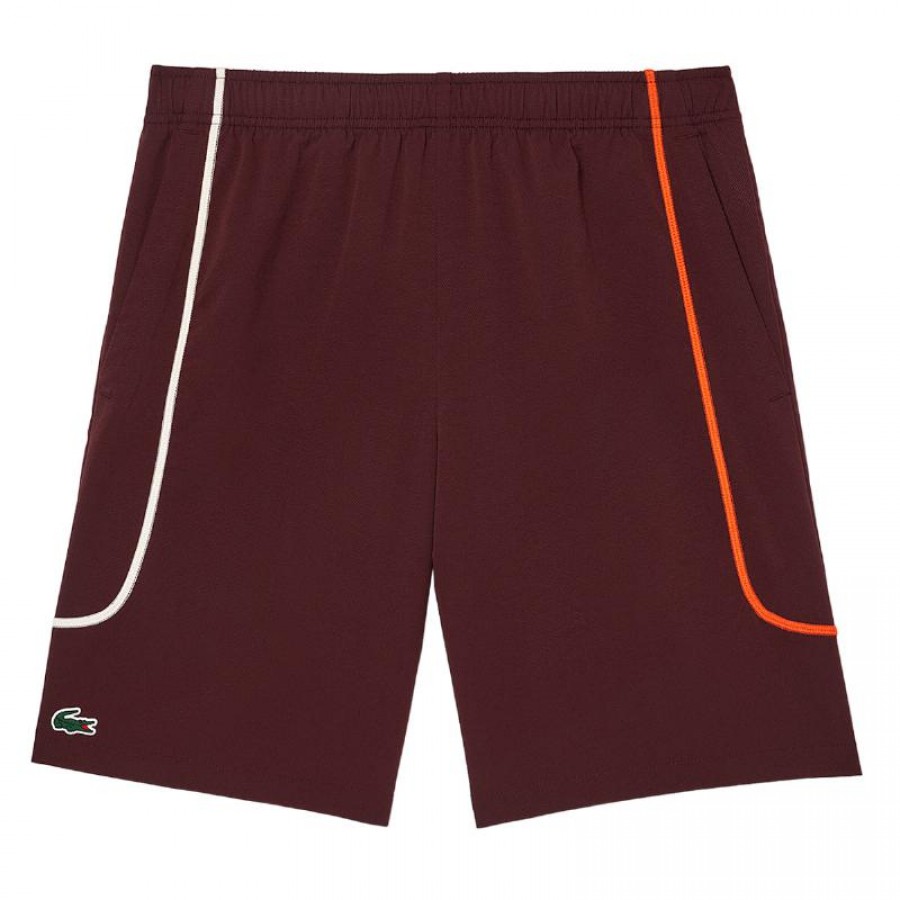 Lacoste Sport Tennis Shorts Burgundy