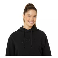 Asics Logo Noir Sweat-shirt Femme