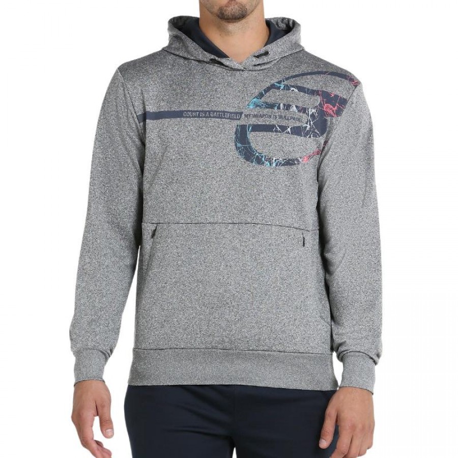 Sudadera Bullpadel Baiona Gris Medio Vigore