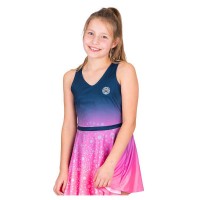 Vestido Bidi Badu Colortwist Rosa Azul Oscuro Junior