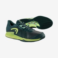 Zapatillas Head Sprint Pro 3.5 Clay Verde Oscuro