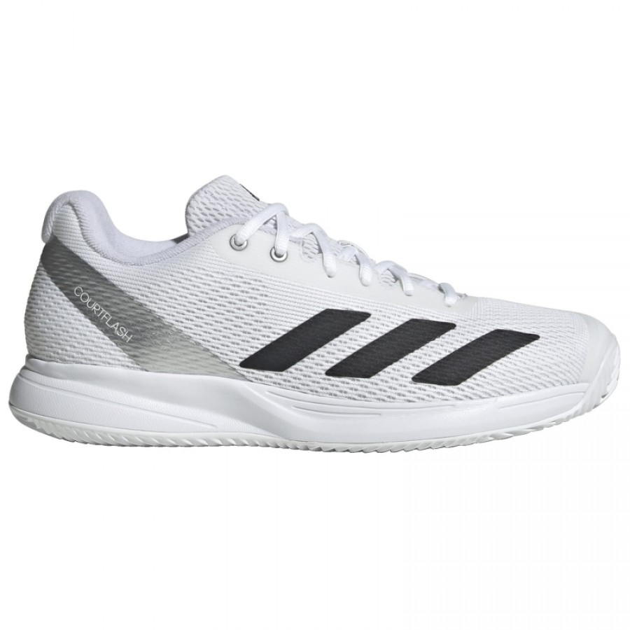 Zapatillas Adidas Courtflash Speed 2 Blanco Negro Plata