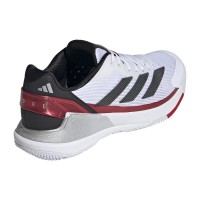 Zapatillas Adidas Crazyquick LS Padel Blanco Negro Rojo