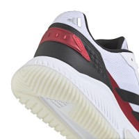 Zapatillas Adidas Courtquick Padel Blanco Negro Rojo