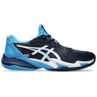 Baskets Asics Court FF 3 Terre Battue Novak Bleu Blanc