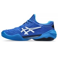 Zapatillas Asics Court FF 3 Novak Clay Azul Negro Plata