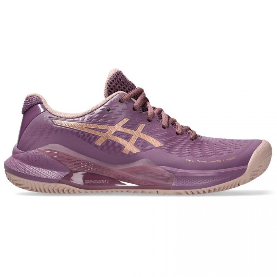 Zapatillas Asics Gel Challenger 14 Padel Dark Ube Oro Rosa Mujer