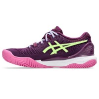 Chaussures Femme Asics Gel Resolution 9 Padel Intense Lime