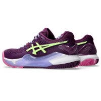 Chaussures Femme Asics Gel Resolution 9 Padel Intense Lime