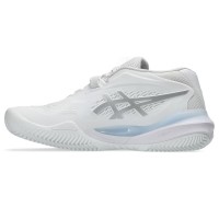 Baskets Femme Asics Gel Resolution X CLAY Blanc Argent