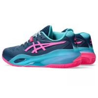 Asics Gel Resolution X Padel Blue Mako Pink Sneakers