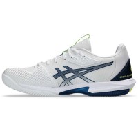 Baskets Asics Solution Speed FF 3 TERRE BATTUE Blanc Bleu Mako