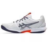 Asics Solution Speed FF 3 Clay White Gray Orange Sneakers