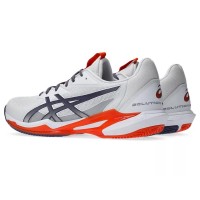 Asics Solution Speed FF 3 Clay White Gray Orange Sneakers