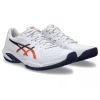 Asics Solution Swift FF 2 Clay White Blue Orange Sneakers