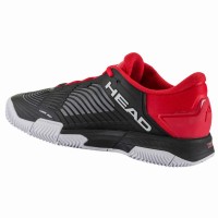 Zapatillas Head Revolt Pro 4.5 Clay Negro Rojo