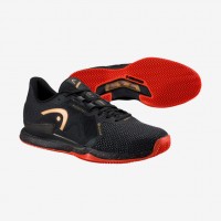 Zapatillas Head Sprint Pro 3.5 SF Clay Negro Rojo