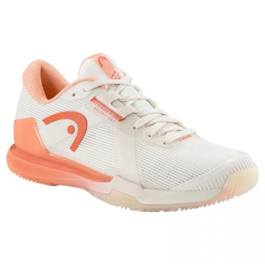 Zapatillas Head Sprint Pro 4.0 Padel Blanco Coral Mujer