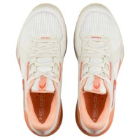 Zapatillas Head Sprint Pro 4.0 Padel Blanco Coral Mujer