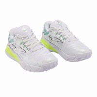 Joma Spin 2402 Blanc Vert Baskets Femme