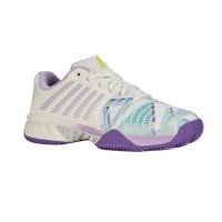 Zapatillas Kswiss Express Light 3 HB Padel Blanco Purpura Mujer