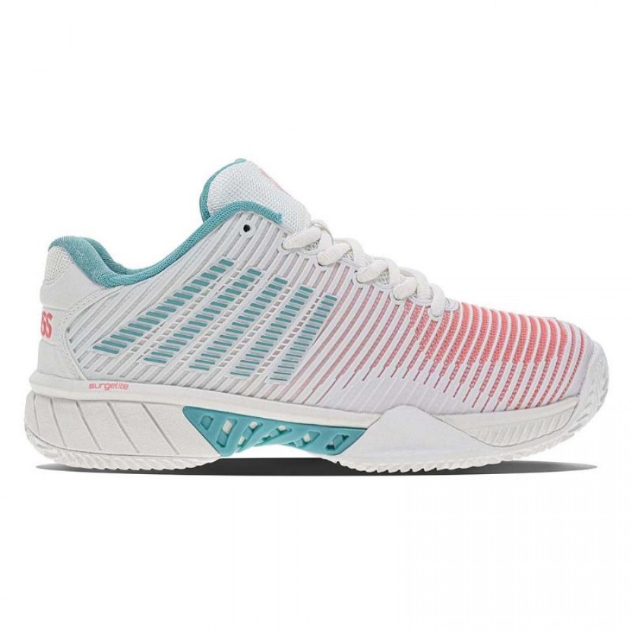 Zapatillas Kswiss Hypercourt Express 2 HB Blanco Coral Mujer