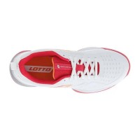 Zapatillas Lotto Superrapida 400 V Blanco Rosa Mujer