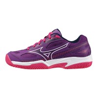 Chaussures Femme Mizuno Break Shot 4 Padel Violet Blanc Fuchsia