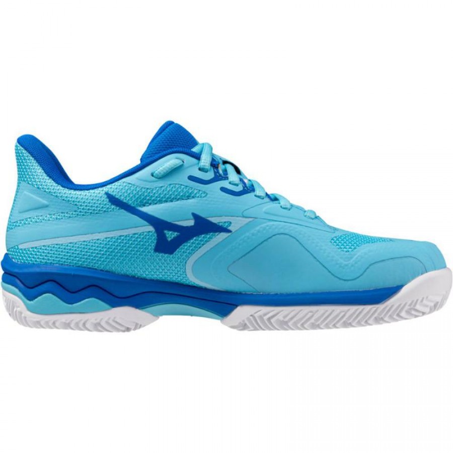 Zapatillas Mizuno Wave Exceed Light 2 Clay Azul Blanco Mujer