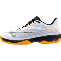 Mizuno Wave Exceed Light 2 Padel Blanc Bleu Orange Chaussures