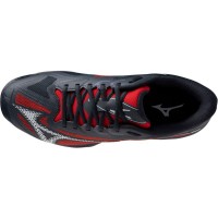 Mizuno Wave Exceed Light 2 Padel Noir Blanc Rouge Sneakers