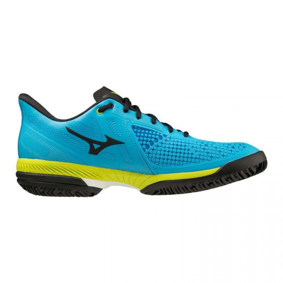 Zapatillas Mizuno Wave Exceed Tour 5 CC Azul Amarillo