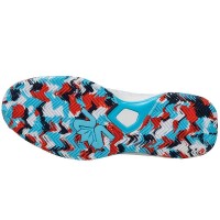 Zapatillas Salming Rebel Light Dazzle Blanco Rojo Azul Mujer