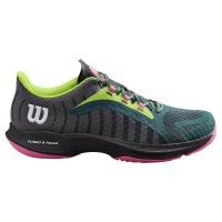 Zapatillas Wilson Hurakn Pro Verde Negro Mujer