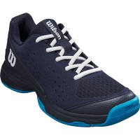 Wilson Rush Pro L Navy Blue White Junior Sneakers