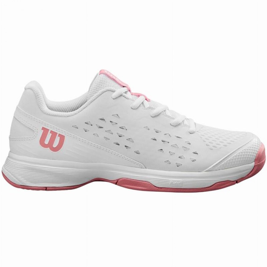 Wilson Rush Pro L White Mauve Junior Sneakers