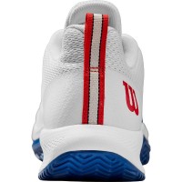 Zapatillas Wilson Rush Pro Lite Blanco Azul Rojo